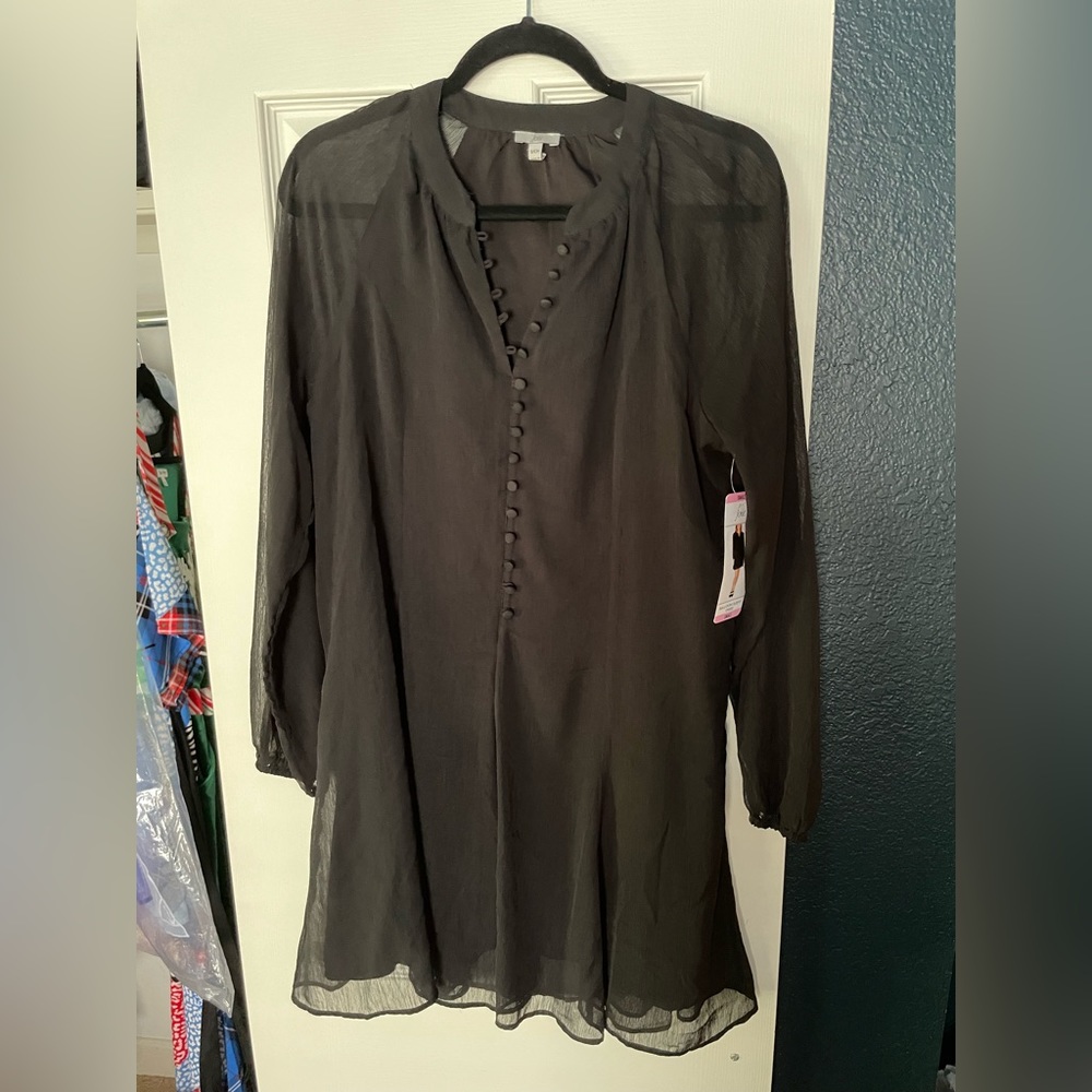 NWT Joie Balloon Sleeve Black Dress